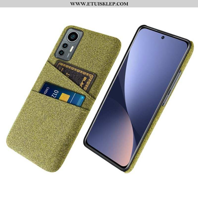 Etui do Xiaomi 12 Lite Tkanina Na Karty